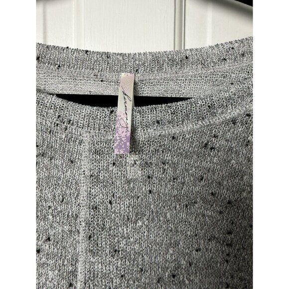 Harmony Grey and Black Semi Sheer Knit Sweater - Women's Size M - Picture 2 of 8